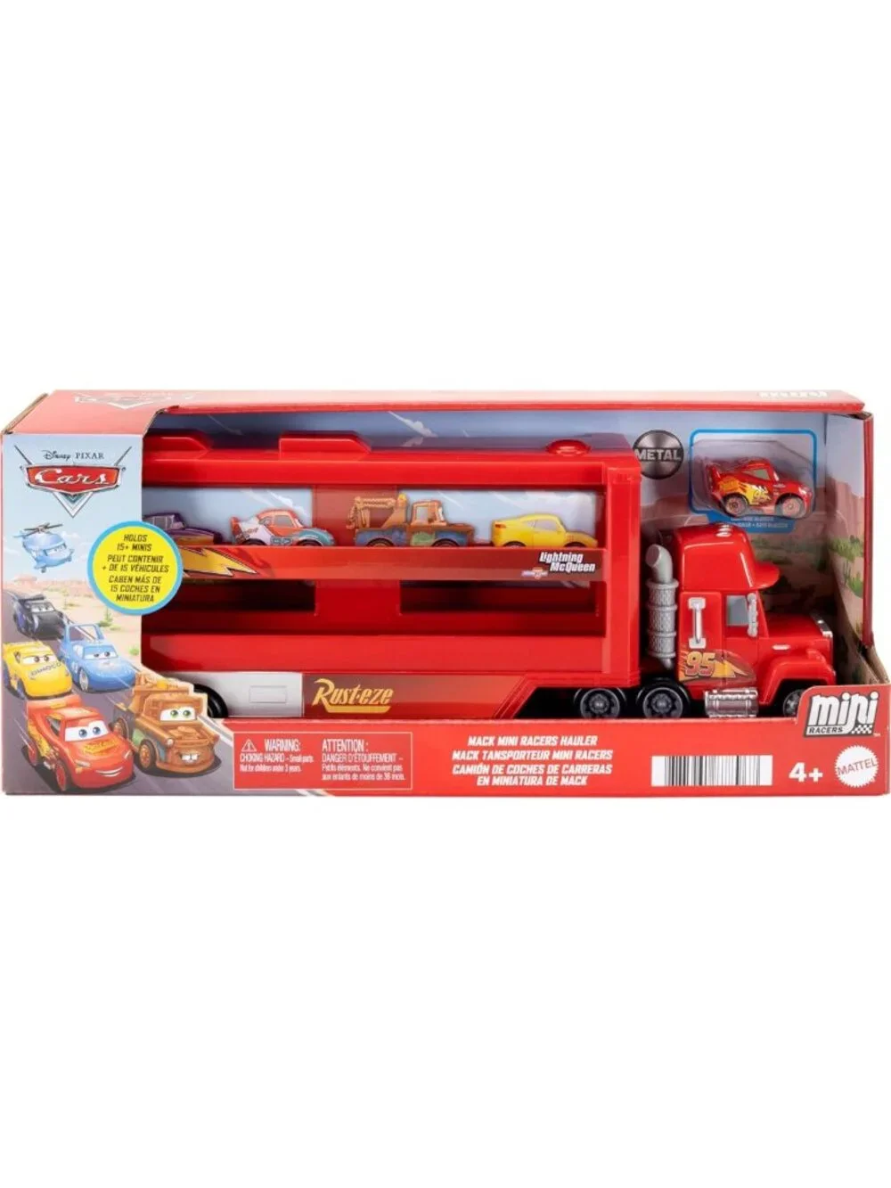 Mini Racers Hauler Toy - Disney Pixar Cars Mack Truck, Collectible Vehicle